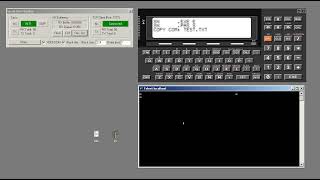 Casio PB-2000C Emulator - Serial port demo