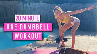 20 Minute | One Dumbbell Workout | Tabata Songs