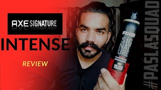 Axe Signature Intense Full Review || @Paslavlogs