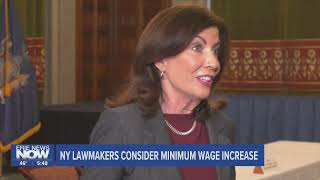 New York Lawmakers Consider Minimum Wage Increase