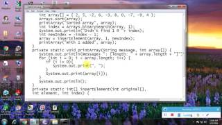 Write A Java Program To Sort An Array And Insert An Element Inside It 7