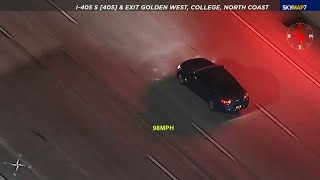 WATCH LIVE: Police chasing suspect at high speeds in Orange County