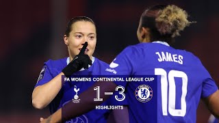 Tottenham v Chelsea (1-3) | Highlights | FA Women's League Cup