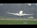 🎉✈️ first ever boeing 737 max 8 at bern airport 🇨🇭 yb bern on board ⚽️💛🖤