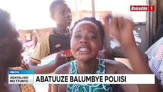 Ttuntu: Abatuuze balumbye Poliisi oluvanyuma lwa OC okukuba munaabwe.