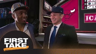 How will Grayson Allen and Donovan Mitchell play together on Jazz? | First Take | ESPN