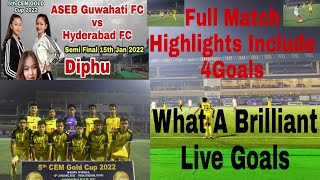 Hyderabad FC vs ASEB Guwahati FC Full Match Highlights