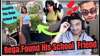 Rega Found His Hot School Friend 🫣 | She Revealed Rega's Secrets 🤣 Krutika Trolling 🤣 #regaltos