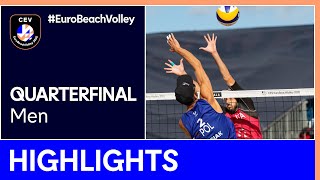 Kantor/Losiak vs Nicolai/Lupo Quarterfinal Highlights - EuroBeachVolley 2020 Men