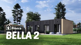 Casa in legno prefabbricata abitabile BELLA 2, 60 m²