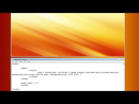how to add background image in html how to add background image in html