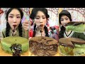 [Kwai Asmr] - Asmr Chocolate Lava Cake Matcha Chocolate Fudge Dessert