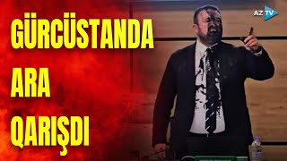 Gürcüstanda qalmaqal: MSK sədrinin üzərinə qara boya atdılar