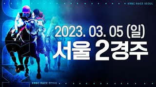 (서울) 2023.03.05 2경주 3세마 신마들의 대결, 우루스퀸 꾸준한 걸음, 컴플리트리더 뒷심발휘 시강!