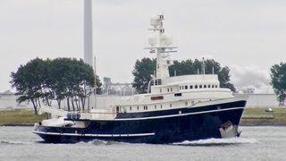 sea wolf (ex sleepboot clyde) verlaat de haven van maassluis 1-9-2013