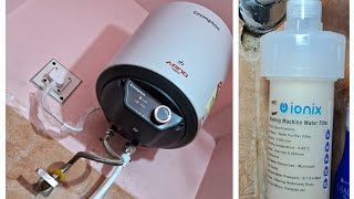 Geyser installation । Crompton Arno Neo 5 Star Geyser Review । Geyser best brand in India 2024