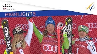 Highlights | Ilka Stuhec completes double in Lake Louise | FIS Alpine