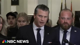 Hegseth denies allegations he has a drinking problem as Senate support wavers