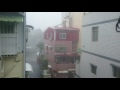 2016年莫蘭蒂颱風 高雄三民風雨 super typhoon meranti hits kaohsiung taiwan