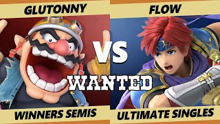 Wanted S4 C2 Winners Semis - Glutonny (Wario) Vs. Flow (Roy) SSBU Ultimate Tournament