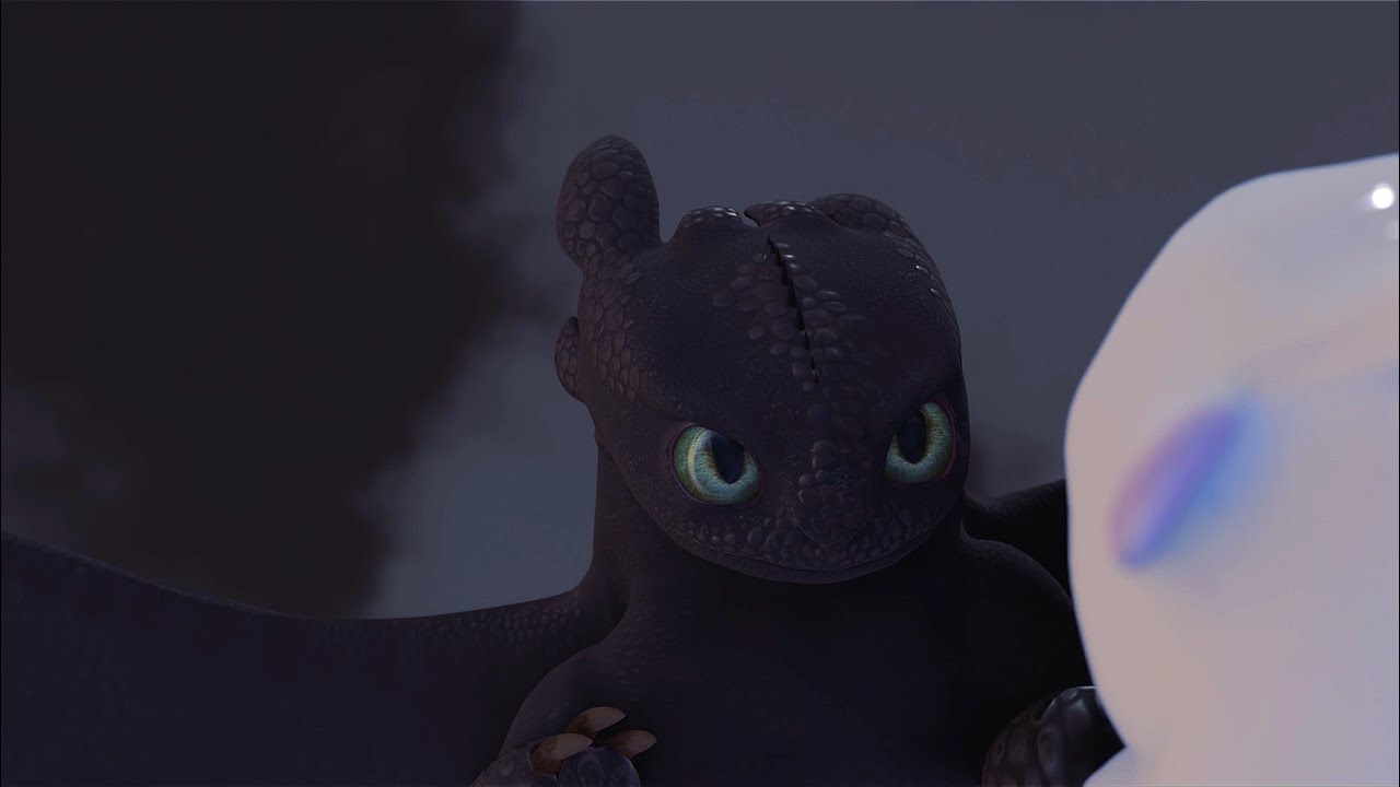 Toothless X Light Fury Flight 3d Httyd Delete Scene Youtube