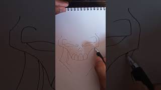 Drawing Ghost Rider but it's Graffiti 🤩❤️#youtubeshorts