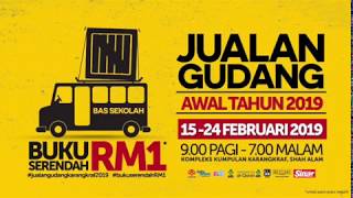 Jualan Gudang Awal Tahun Karangkraf 2019