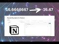 How to Round Numbers to Any Decimal Place in Notion? (Easy Tutorial)