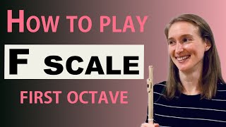 How to play F scale on flute