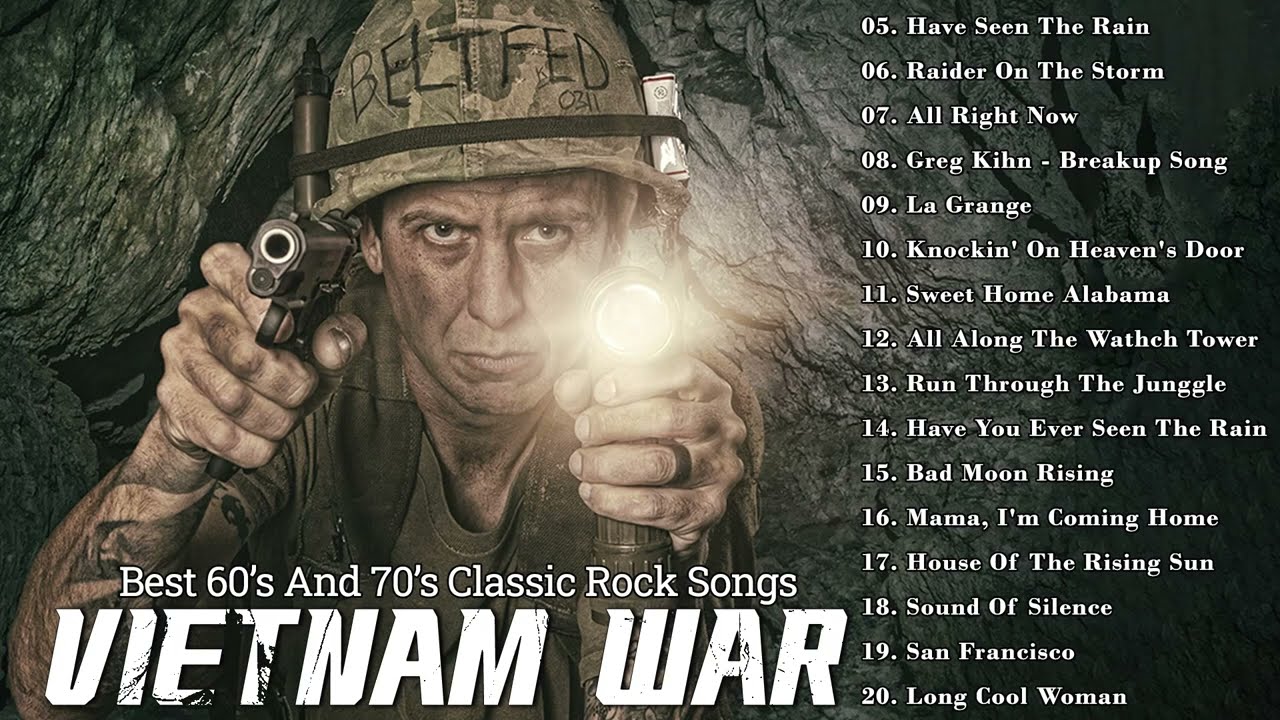 Top 100 Vietnam War Songs | Best Rock Song Vietnam War Music | Best ...