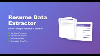 87. Resume Data Extractor App Using Python - Full Demo
