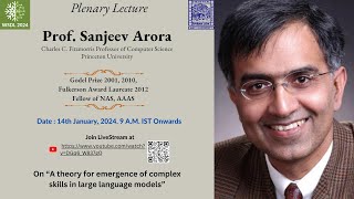 WSDL 2024: Lecture by Prof. Sanjeev Arora