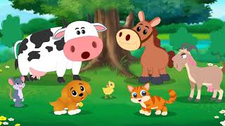 Hello Animals! Animal Sounds Song for Kids