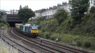 Northern Belle with 68017 and 68008 in Plymouth