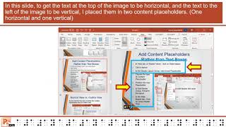 Creating Accessible PowerPoint presentations: Chapter Two: Content Placeholders and the Outline view