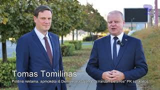 Saulius Skvernelis apie Tomą Tomiliną