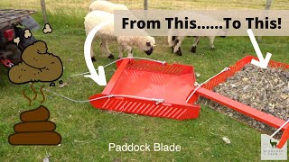 Sheep Poo Collector - Paddock Blade - Windfold Farm - 102