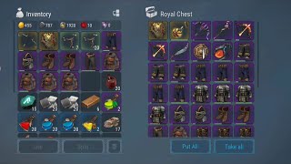 #frostborn i open Royal chest in low lvl50 acc online raid and got jackpot loot 😱