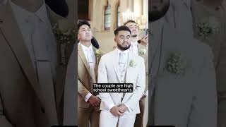 Groom's unfiltered and raw reaction to seeing the bride for the first time 🥹