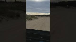 Driving on 4x4 beach in Corolla outer banks 2017