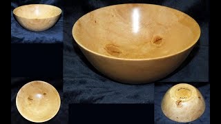 Wood Turning - Re-Turning a Thin Wall Bowl