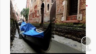 Les canaux de Venise à sec