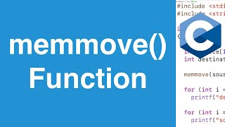 memmove() Function | C Programming Tutorial