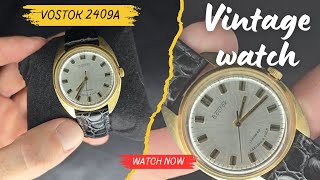 Vostok 17 jewels , Vintage wrist watch. Made in 1960's at Chistopol Watch Factory in USSR.