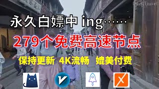 24年12月29日-12顺丰资源免费科学上网279节点meta翻墙8K视频4K，超机场VPN，Windows/mac/安卓ios、Vless小火箭Vmess小飞机Clash、V2ray、winXray