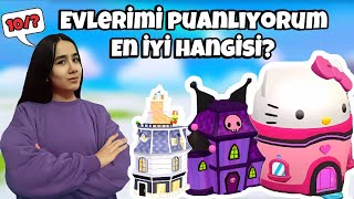 EVLERİMİ PUANLIYORUM/ EN İYİ HANGİSİ CE KAÇ PUAN ALDI?? #pkxd #zuleyhayt #eğlencelivideolar