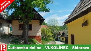 Čutkovská dolina - VLKOLÍNEC - Sidorovo