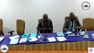 PRESENTATION OF ANNUAL ACTIVITY REPORTS AND AUDITED FINANCIAL STATEMENT BY INDEPENDENCE STADIUM