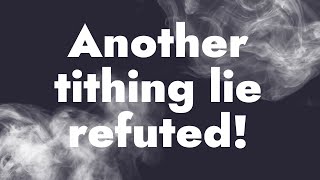 Tithing Was Before The Law of Moses, So Is It Still Binding Today?