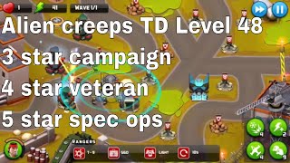 Alien Creeps TD Level 48 Without Any Extra Hero